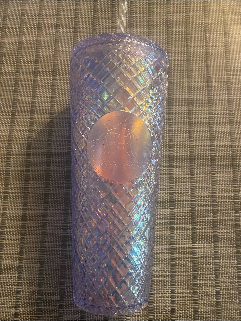 Starbucks Iridescent Lavender Diamond-Textured Tumbler